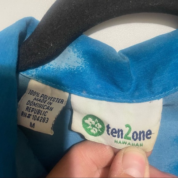 Ten2One Hawaiian Tropical Print Shirt size Medium - Picture 2 of 4